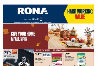 Rona (Atlantic) Flyer September 30 to October 6