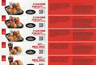 McDonald's Canada Coupons (SK) March 16 to April 19