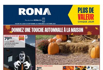 Rona (QC) Flyer September 30 to October 6