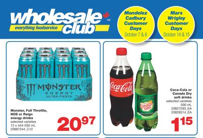 Wholesale Club (ON) Flyer September 30 to October 20