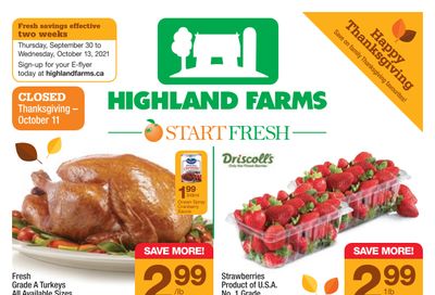 Highland Farms Flyer September 30 to October 13