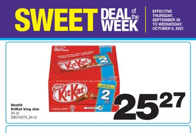 Wholesale Club Sweet Deal of the Week Flyer September 30 to October 6