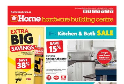 Home Hardware Building Centre (ON) Flyer September 30 to October 6