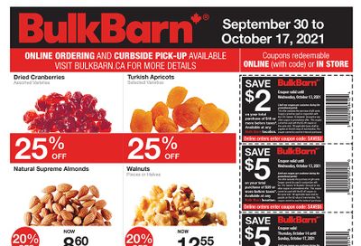 Bulk Barn Flyer September 30 to October 17