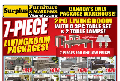 Surplus Furniture & Mattress Warehouse (Thunder Bay) Flyer March 17 to 30