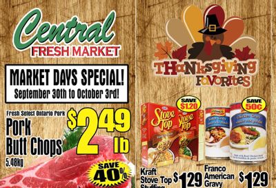 Central Fresh Market Flyer September 30 to October 7