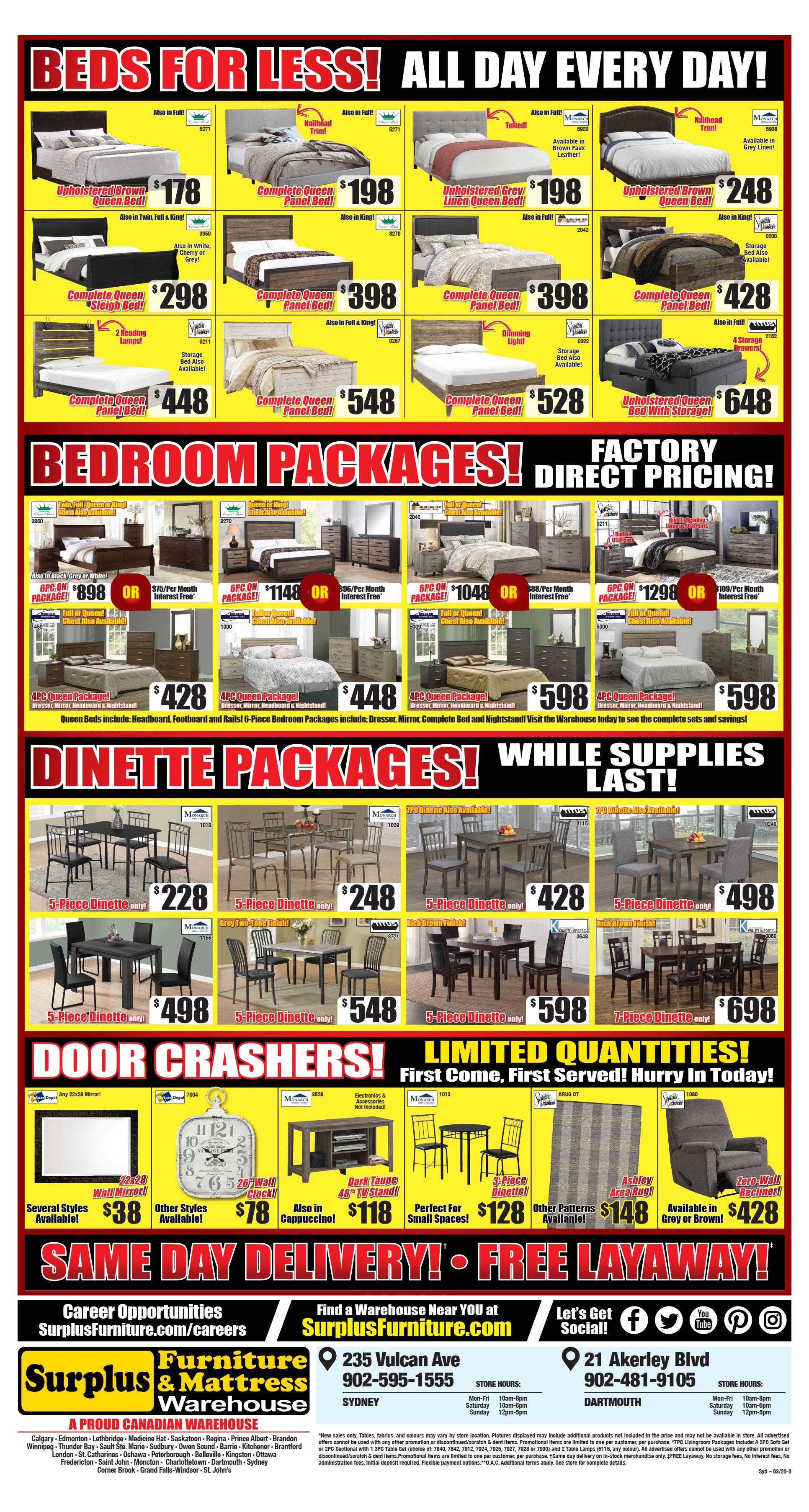 Surplus Furniture & Mattress Warehouse (Sydney) Flyer March 17 to 30