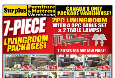 Surplus Furniture & Mattress Warehouse (St. John's) Flyer March 17 to 30