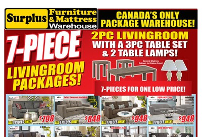 Surplus Furniture & Mattress Warehouse (St. Catharines) Flyer March 17 to 30