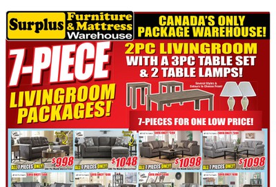 Surplus Furniture & Mattress Warehouse (Saskatoon) Flyer March 17 to 30