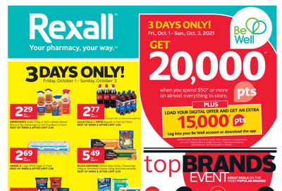 Rexall (BC, SK & MB) Flyer October 1 to 7