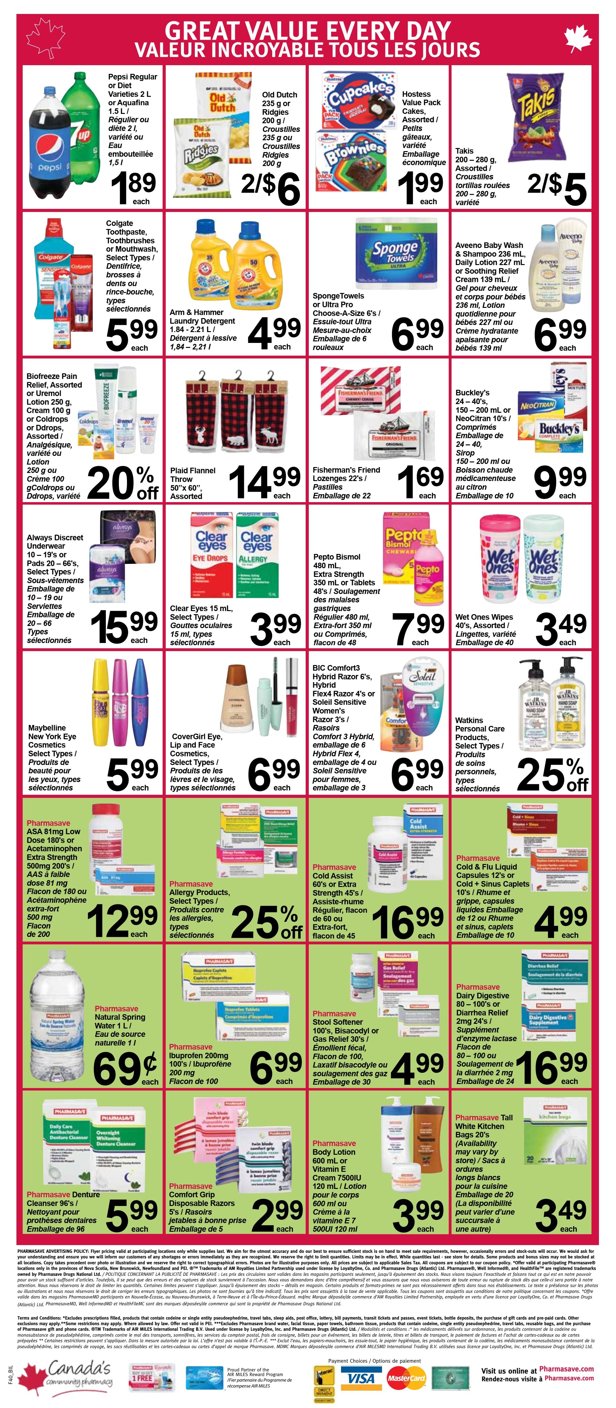 Pharmasave (NB) Flyer October 1 to 7