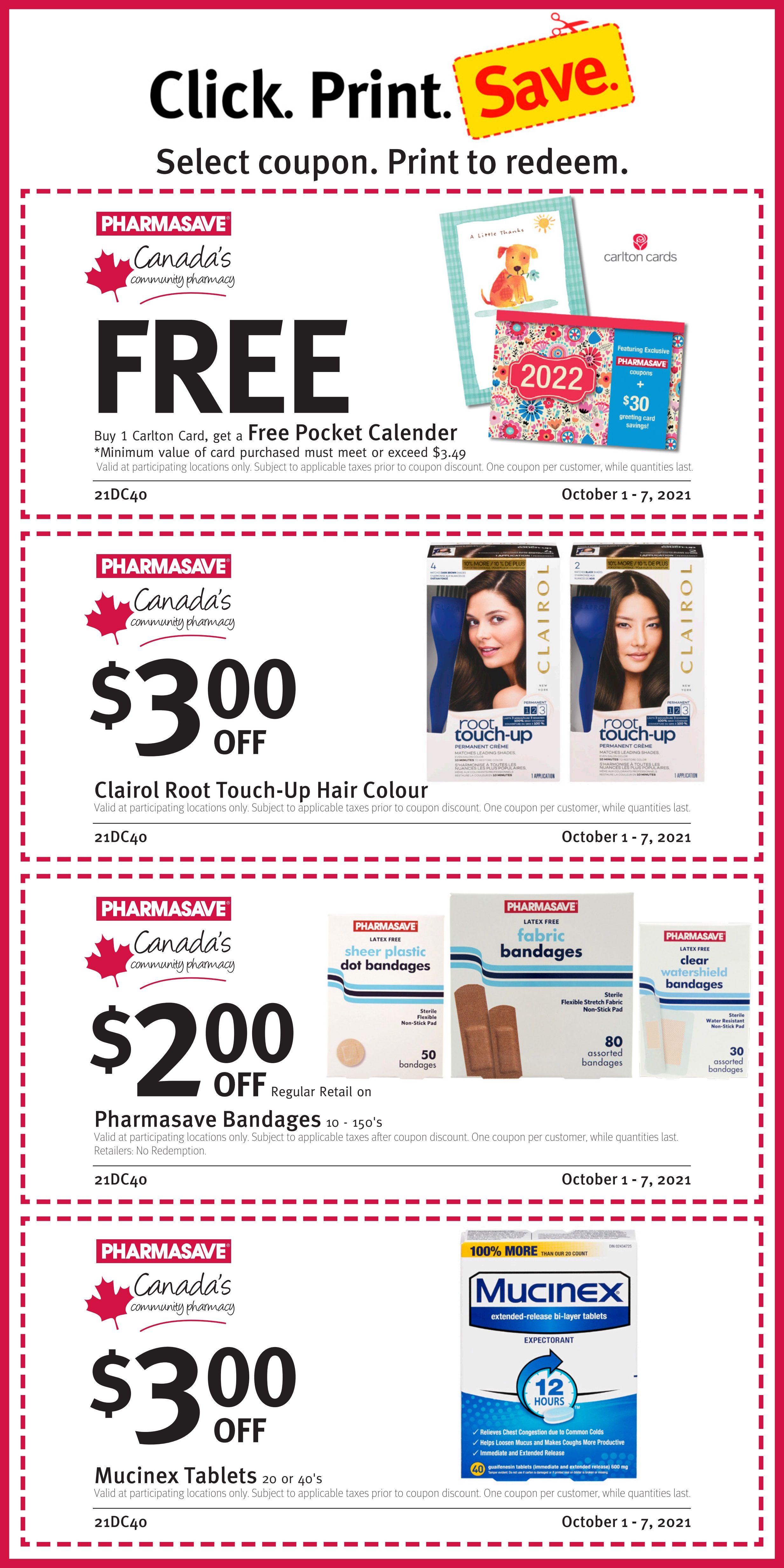Pharmasave (ON) Flyer October 1 to 7