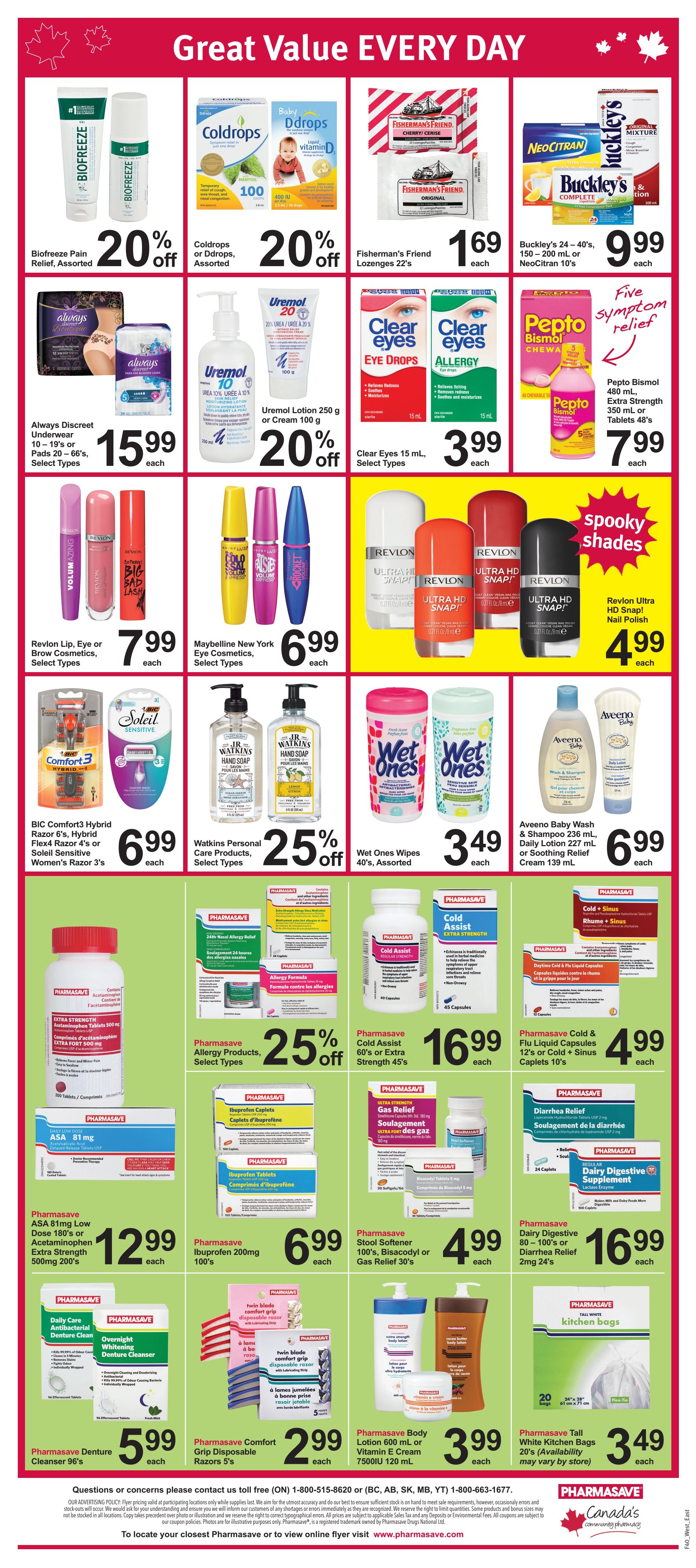 Pharmasave (West) Flyer October 1 to 7