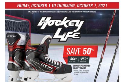 Pro Hockey Flyer October 1 to 7