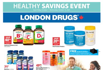 London Drugs Healthy Savings Event Flyer October 1 to 13