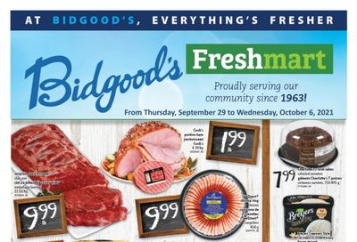 Bidgood's Flyer September 30 to October 6