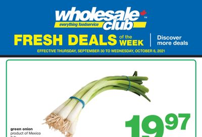 Wholesale Club (West) Fresh Deals of the Week Flyer September 30 to October 6