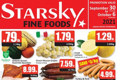 Starsky Foods Flyer September 30 to October 6