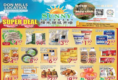 Sunny Foodmart (Don Mills) Flyer October 1 to 7