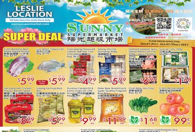 Sunny Supermarket (Leslie) Flyer October 1 to 7