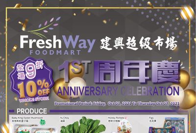 FreshWay Foodmart Flyer October 1 to 7