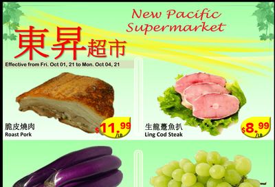 New Pacific Supermarket Flyer October 1 to 4