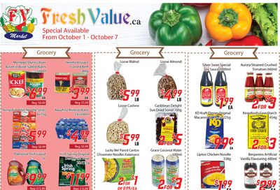 Fresh Value Flyer October 1 to 7