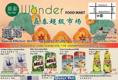 Wonder Food Mart Flyer October 1 to 7
