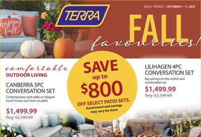 Terra Greenhouses Flyer October 1 to 7