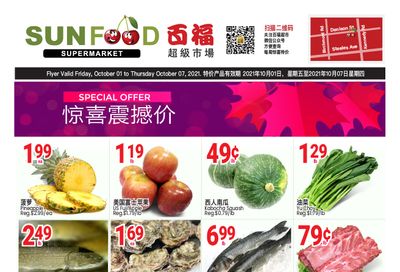 Sunfood Supermarket Flyer October 1 to 7