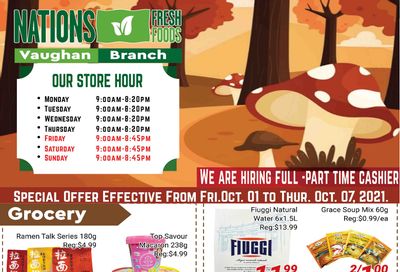 Nations Fresh Foods (Vaughan) Flyer October 1 to 7