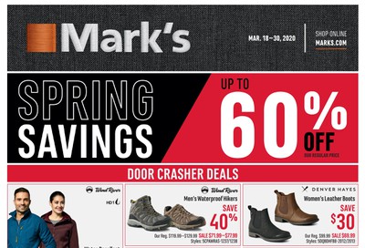 Mark's Flyer March 18 to 30