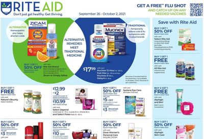 RITE AID Weekly Ad Flyer October 1 to October 8