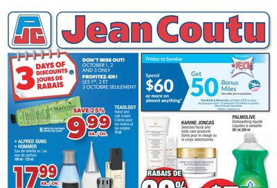 Jean Coutu (NB) Flyer October 1 to 7