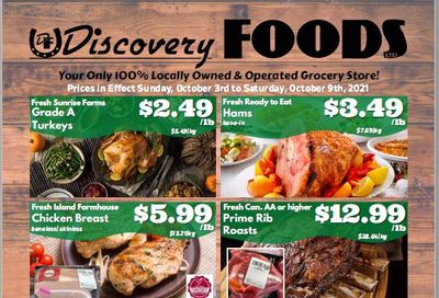 Discovery Foods Flyer October 3 to 9
