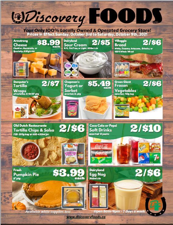 Discovery Foods Flyer October 3 to 9