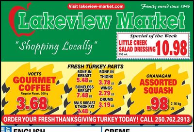 Lakeview Market Flyer October 4 to 10