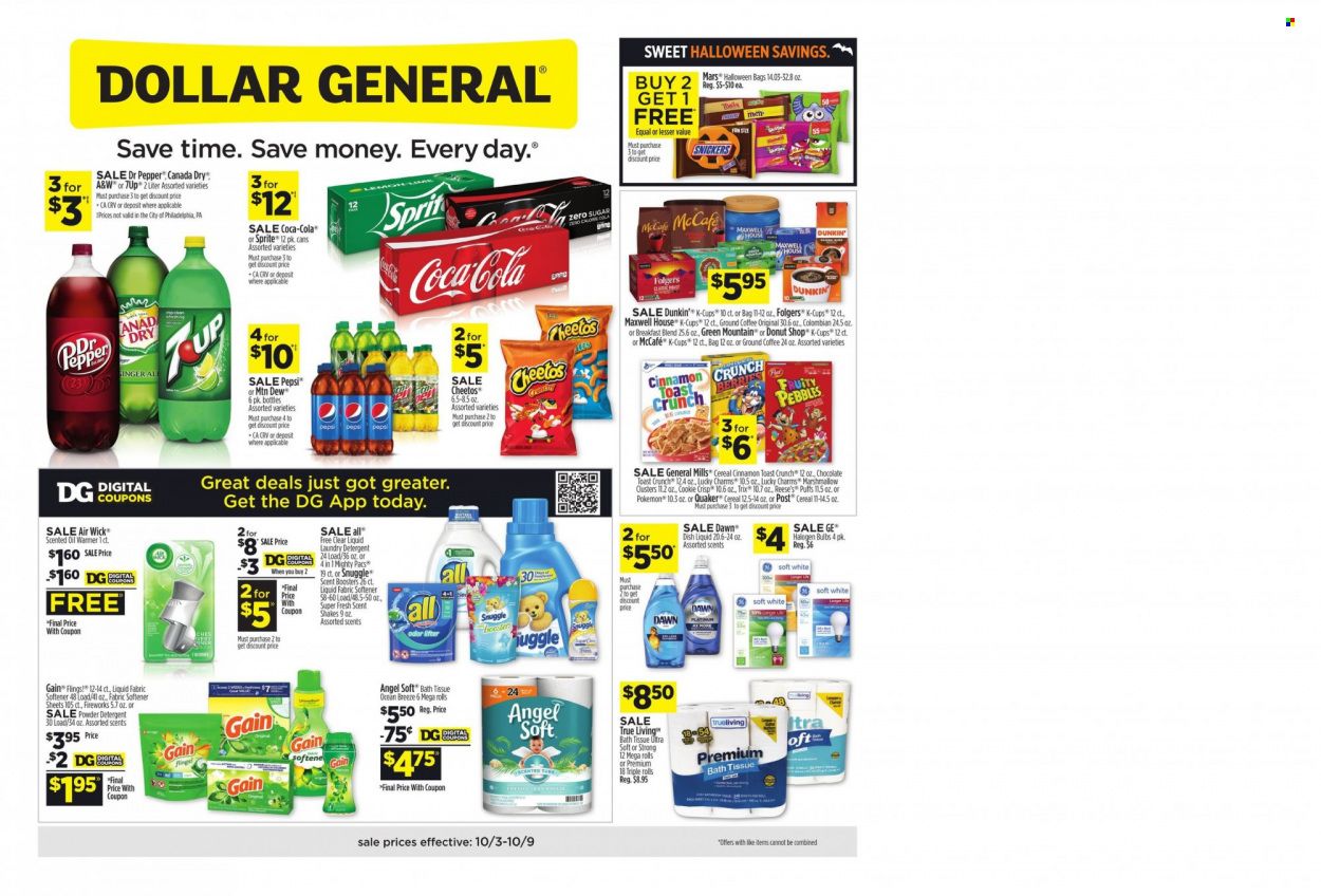 Dollar General Weekly Ad Flyer October 4 to October 11