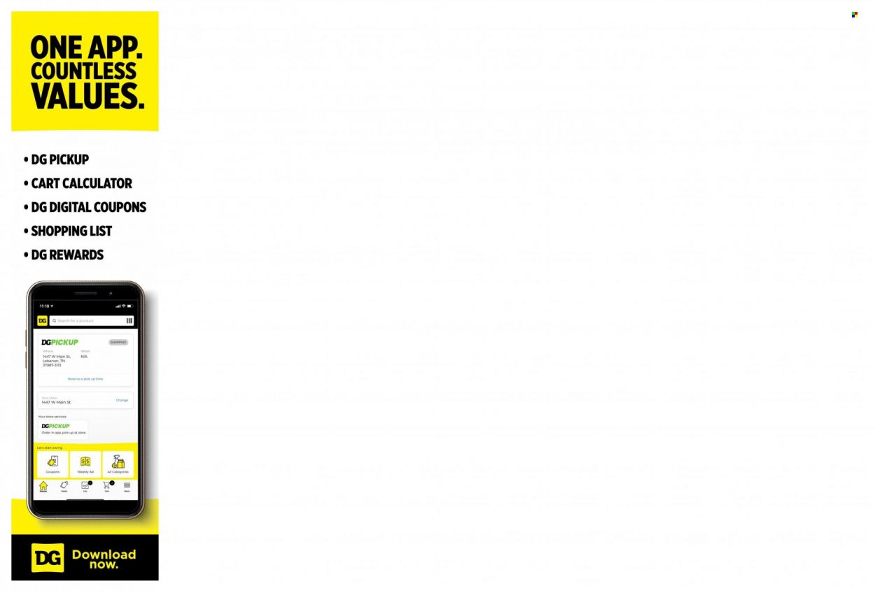 Dollar General (TN) Weekly Ad Flyer October 4 to October 11
