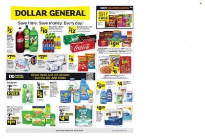 Dollar General (TX) Weekly Ad Flyer October 4 to October 11