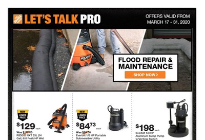 Home Depot Pro Flyer March 17 to 31