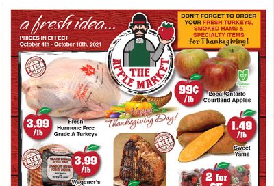 The Apple Market Flyer October 4 to 10