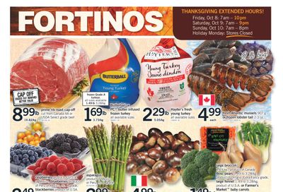 Fortinos Flyer October 7 to 10
