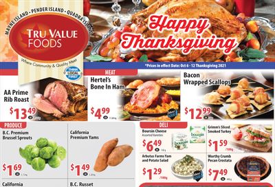 Tru Value Foods Flyer October 6 to 12