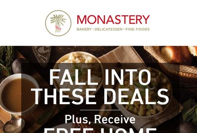 Monastery Bakery Flyer October 6 to 13