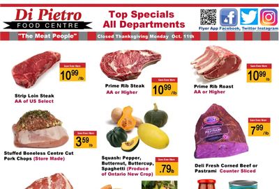 Di Pietro Food Centre Flyer October 7 to 13 