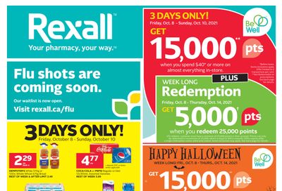 Rexall (BC, SK & MB) Flyer October 8 to 14