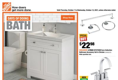 Home Depot (Atlantic) Flyer October 7 to 13