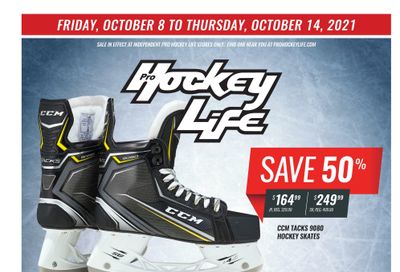 Pro Hockey Flyer October 8 to 14